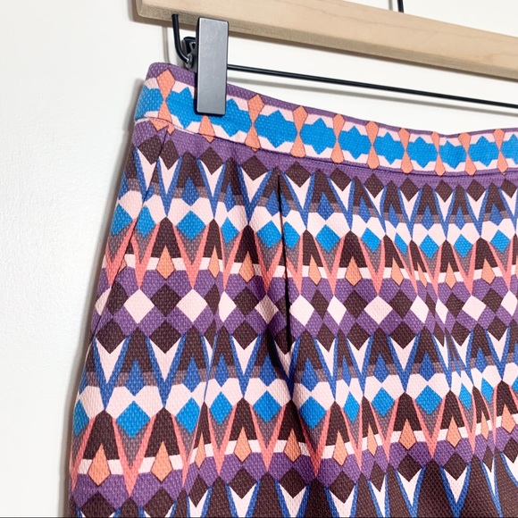 J. CREW Salon Gemstone Print Mini Skirt w/ Pockets - Picture 3 of 11